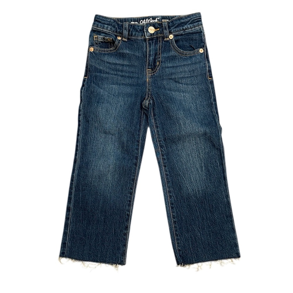Cat & Jack | Dark Wash Straight-Leg Jeans for Little Girls